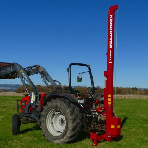 New red tractor mounted post thumper 230kg hammer